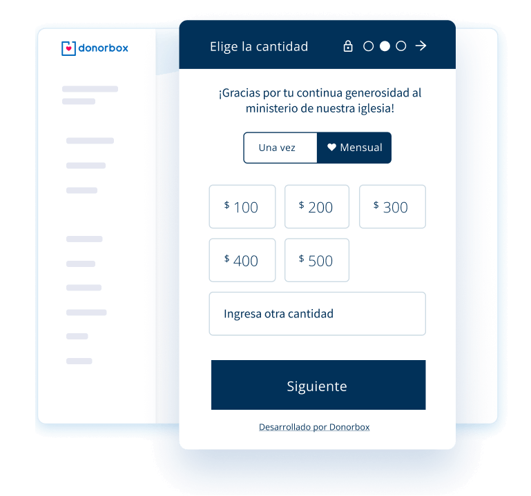 Crea un formulario de donación profesional en minutos