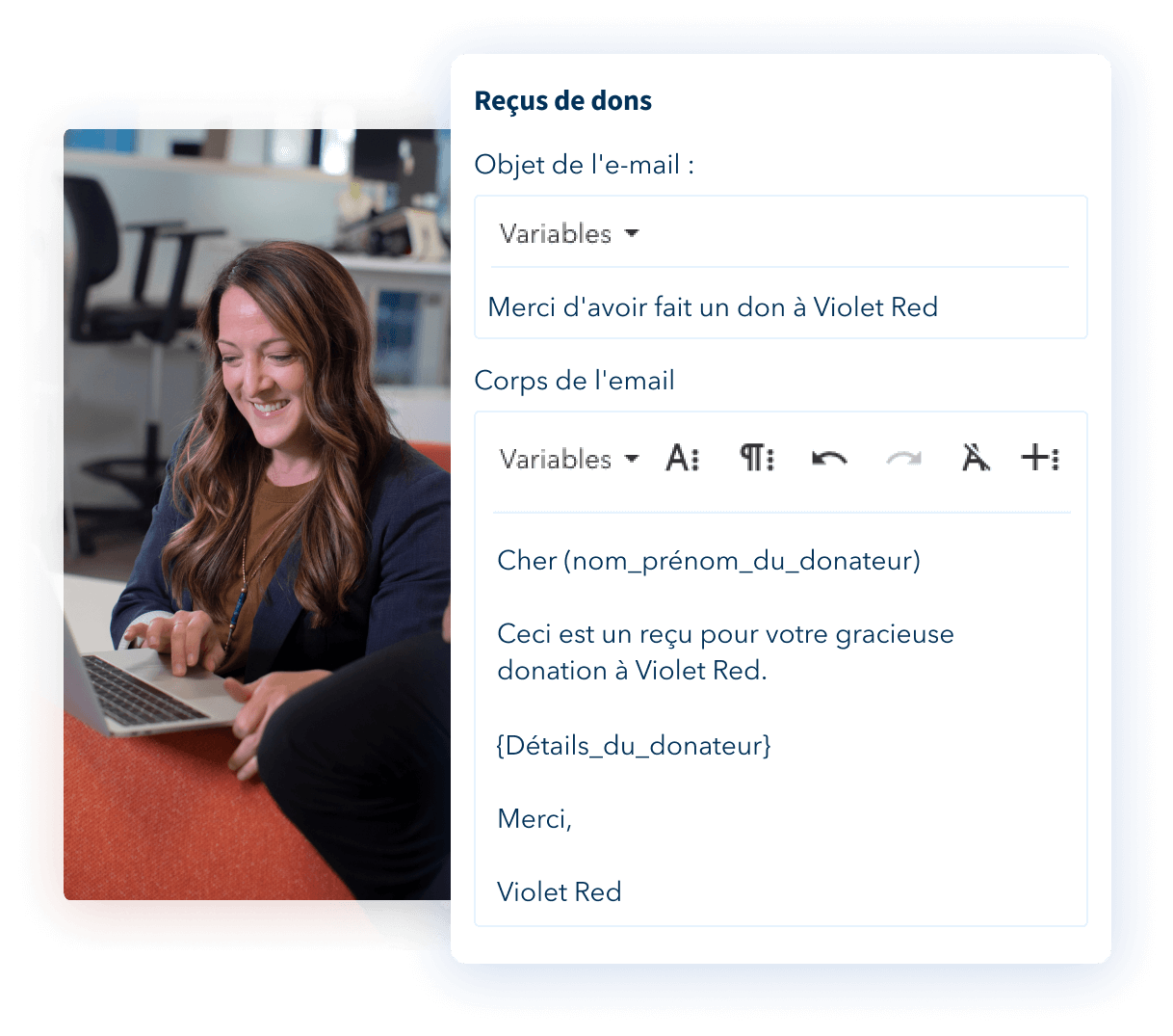 Envoyez des courriels personnalisés Envoyez des courriels personnalisés