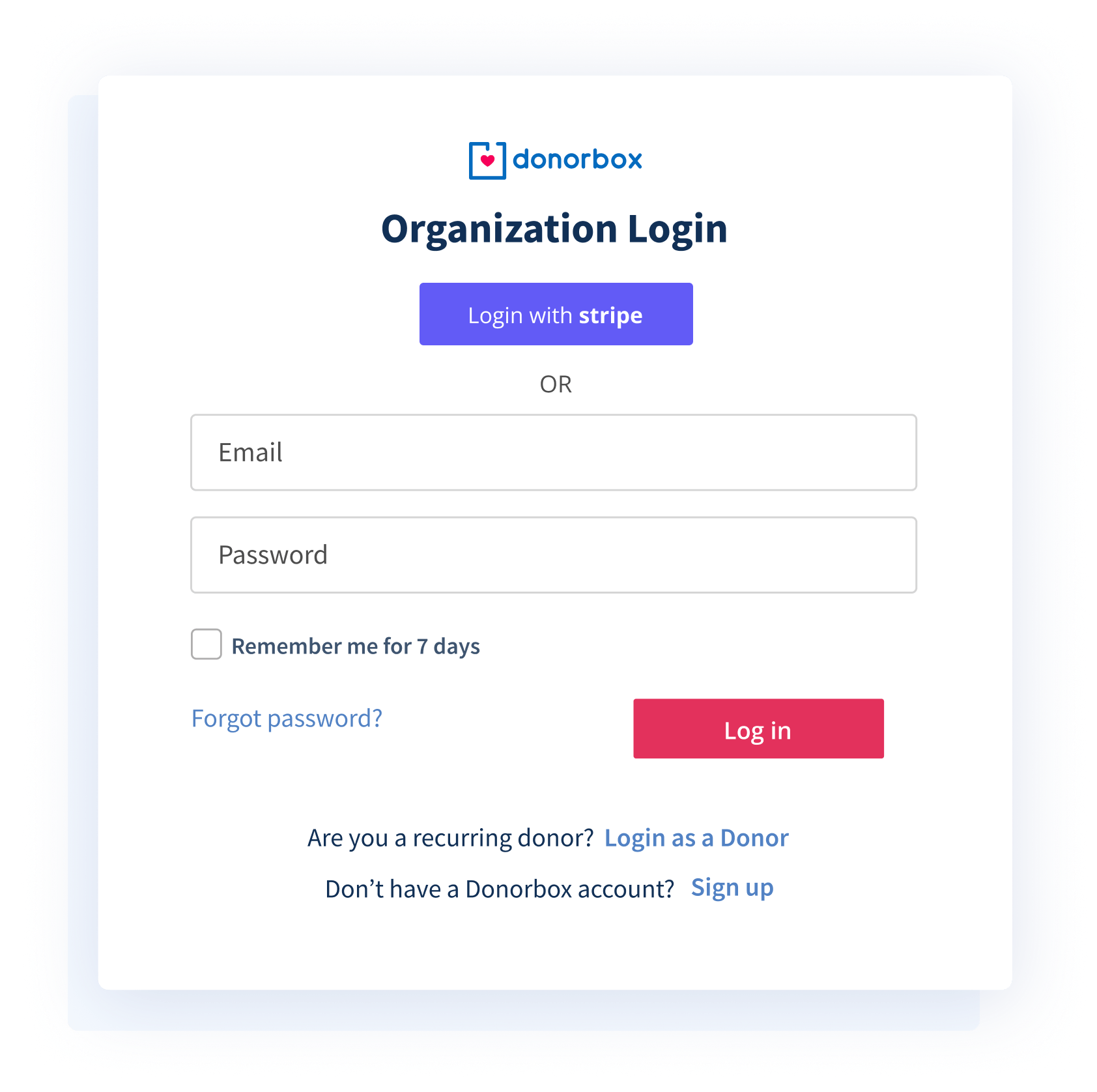 Sign in to Donorbox Sign in to Donorbox